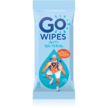 GoWipes Anti-Bacterial Effect Servetele umede cu efect revigorant cu efect antibacterian - imagine 2